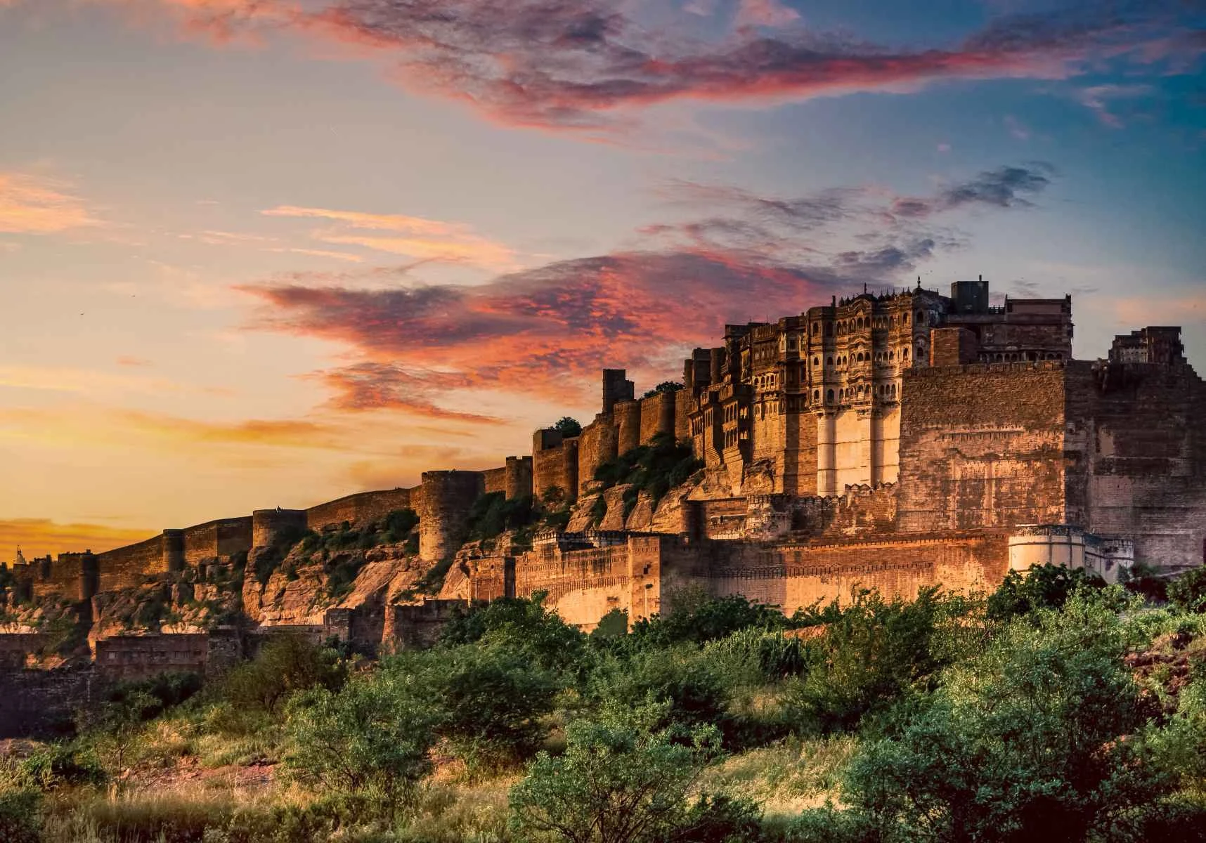 Mehrangarh Fort in Jodhpur, Rajasthan